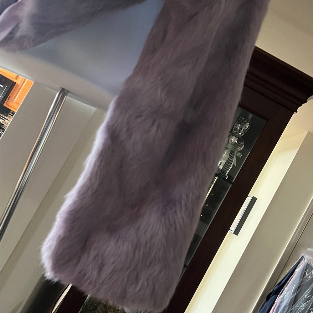 Bebe Lavender Rabbit teddy Jacket - Picture 3 of 5